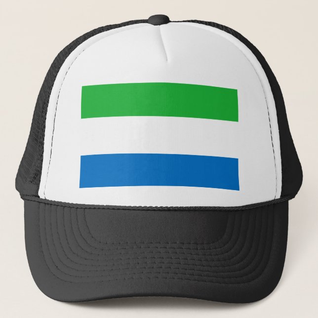 Gorra De Camionero Bandera de Sierra Leona (Anverso)