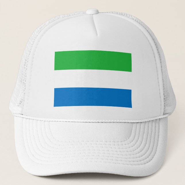 Gorra De Camionero Bandera de Sierra Leona (Anverso)