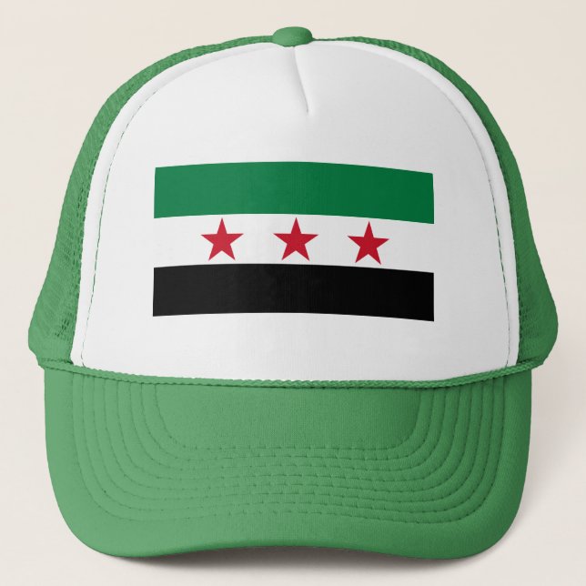 Gorra De Camionero Bandera de Siria (Anverso)