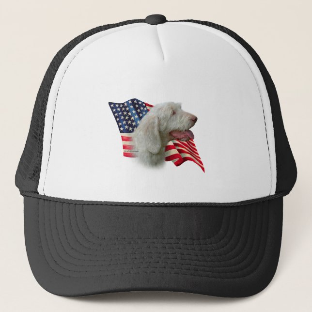 Gorra De Camionero Bandera de Spinone Italiano (Anverso)