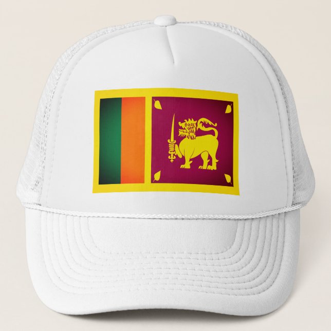 Gorra De Camionero Bandera de Sri Lanka (Anverso)