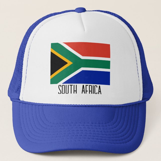 Gorra De Camionero Bandera de Sudáfrica (Anverso)