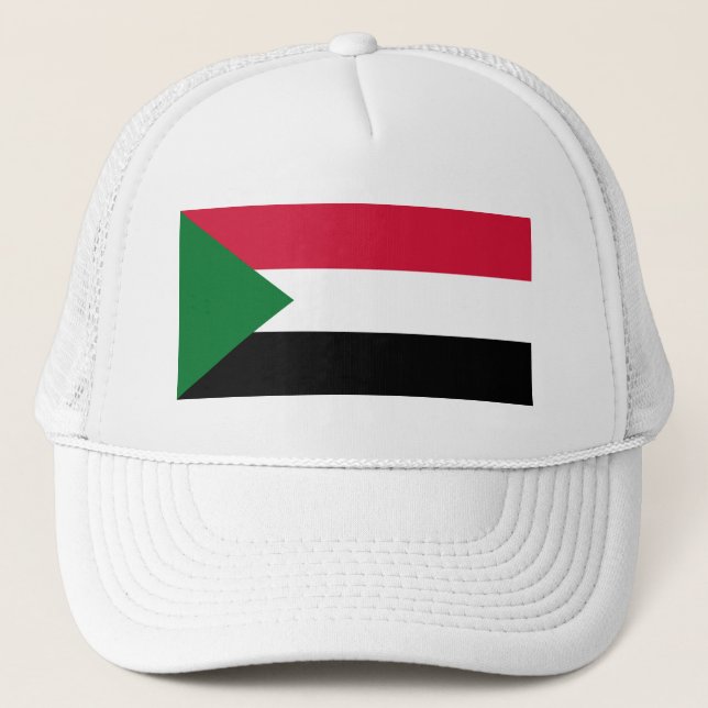 Gorra De Camionero Bandera de Sudán (Anverso)