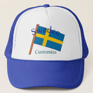 Gorra De Camionero Bandera de Suecia Thunder_Cove