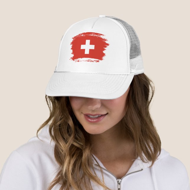 Gorra De Camionero Bandera de Suiza (In situ)