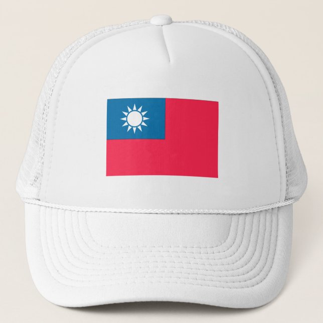 Gorra De Camionero Bandera de Taiwán (Anverso)