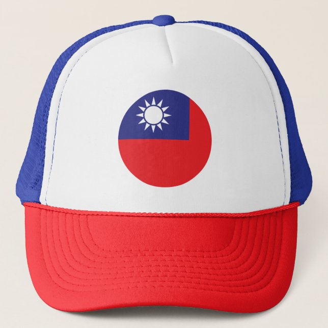 Gorra De Camionero Bandera de Taiwán (Anverso)