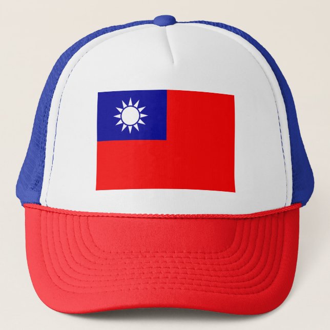 Gorra De Camionero Bandera de Taiwán (Anverso)