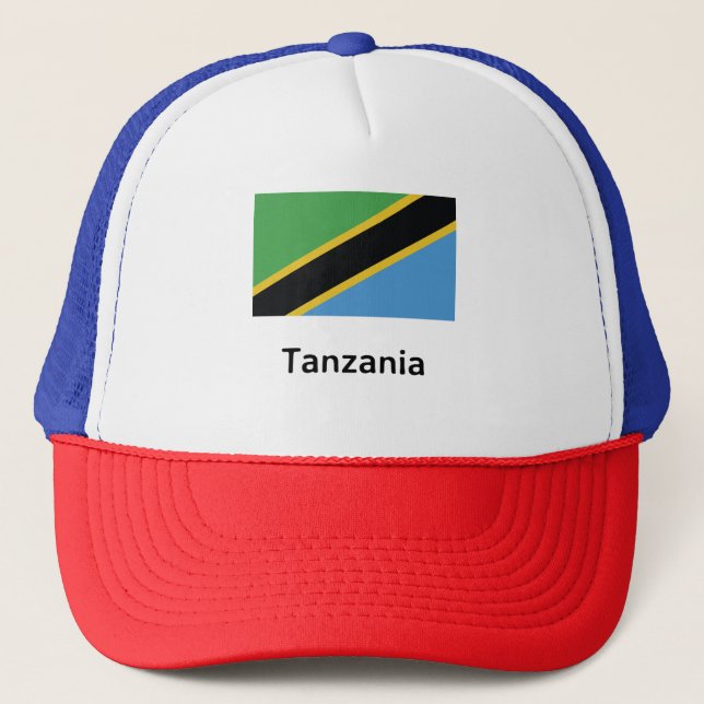 Gorra De Camionero Bandera de Tanzania (Anverso)
