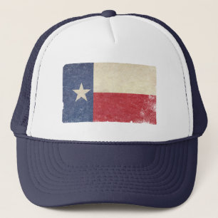 Gorra De Camionero Bandera de Tejas, apenada