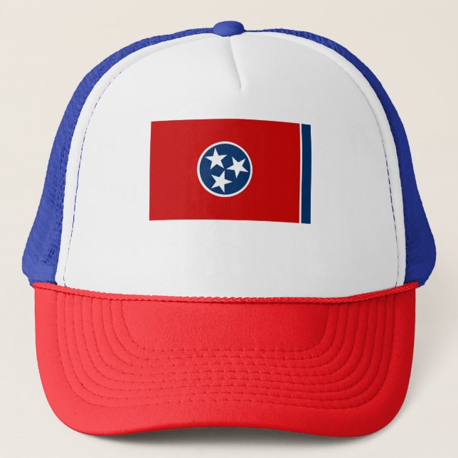 Gorra De Camionero Bandera de Tennessee (Anverso)