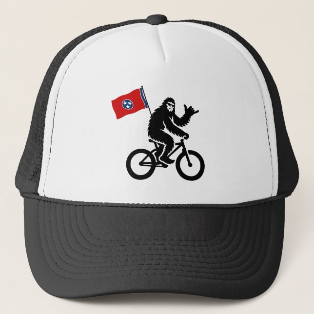 Gorra De Camionero Bandera de Tennessee para ciclismo de pie (Anverso)