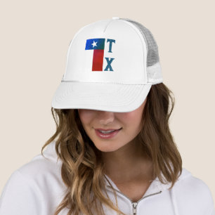 Gorra De Camionero Bandera de Texas (vertical)
