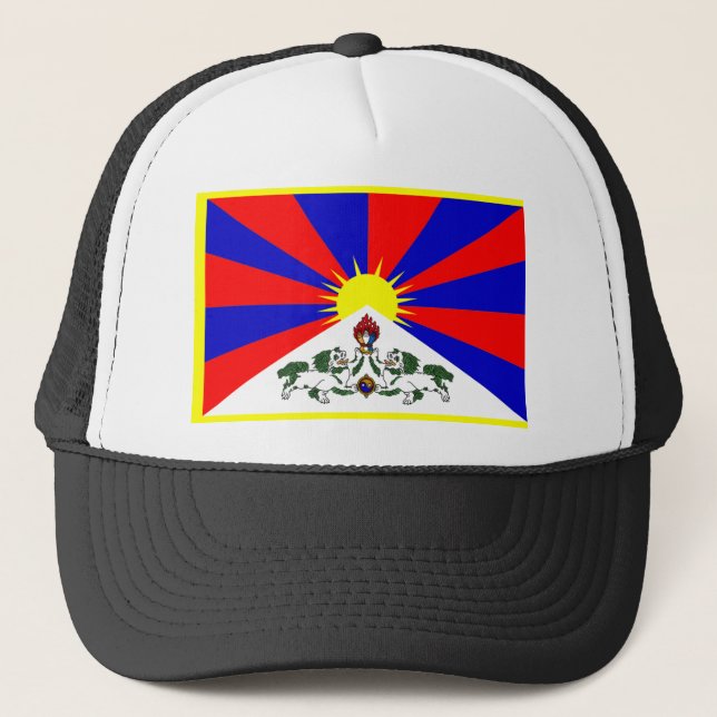 Gorra De Camionero Bandera de Tíbet (Anverso)