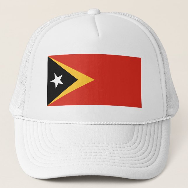 Gorra De Camionero Bandera de Timor Oriental (Anverso)