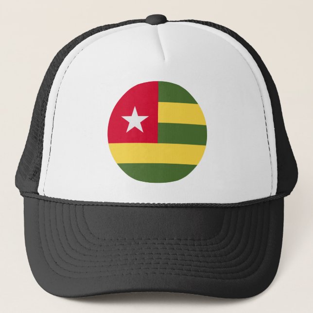 Gorra De Camionero Bandera de Togo (Anverso)