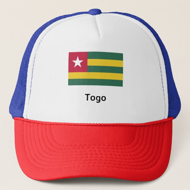 Gorra De Camionero Bandera de Togo (Anverso)