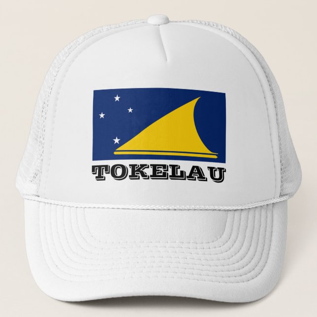 Gorra De Camionero Bandera de Tokelau (Anverso)