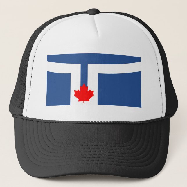 Gorra De Camionero Bandera de Toronto (Anverso)
