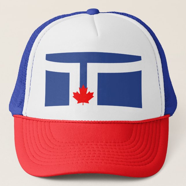 Gorra De Camionero Bandera de Toronto, Ontario (Anverso)