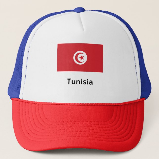 Gorra De Camionero Bandera de Túnez (Anverso)