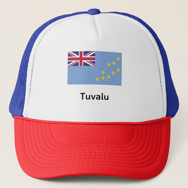 Gorra De Camionero Bandera de Tuvalu (Anverso)