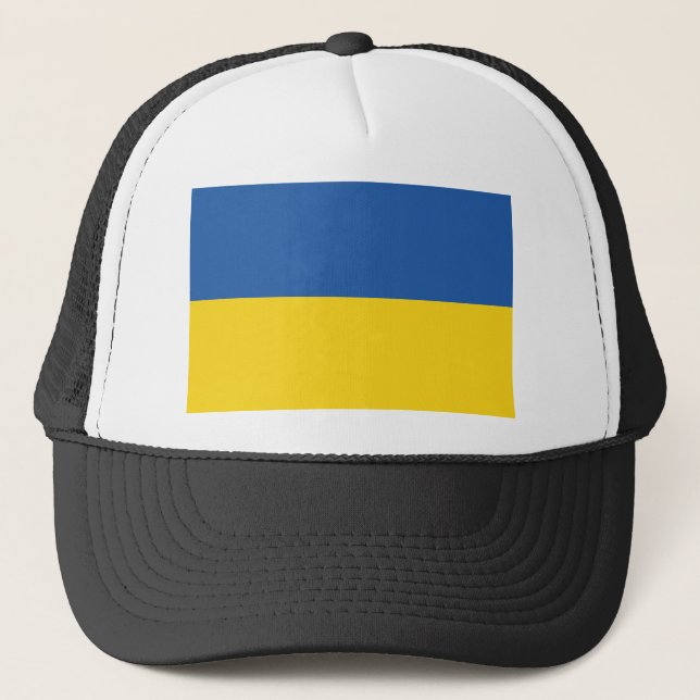 Gorra De Camionero Bandera de Ucrania (Anverso)