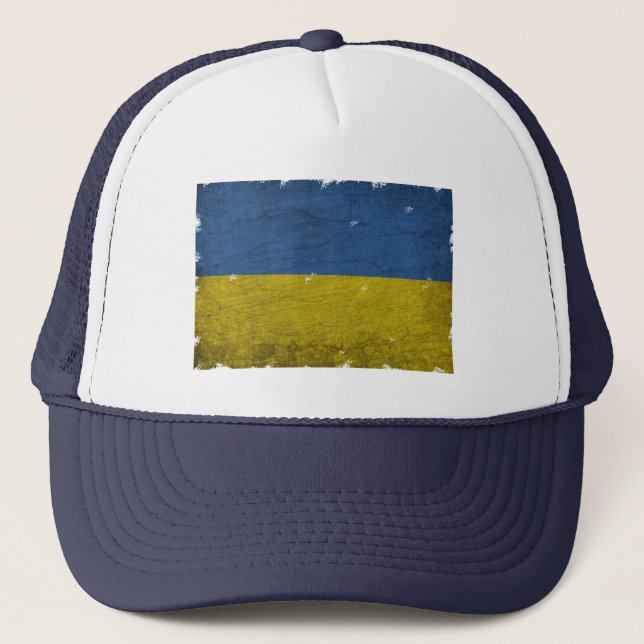GORRA DE CAMIONERO BANDERA DE UCRANIA (Anverso)