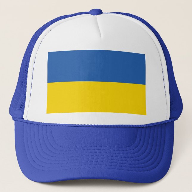 GORRA DE CAMIONERO BANDERA DE UCRANIA (Anverso)