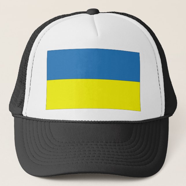 Gorra De Camionero Bandera de Ucrania (Anverso)