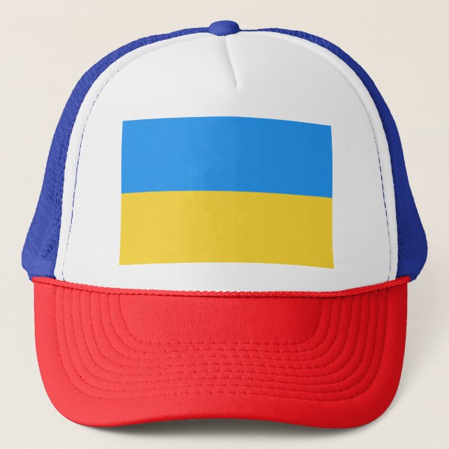 Gorra De Camionero Bandera de Ucrania (Anverso)