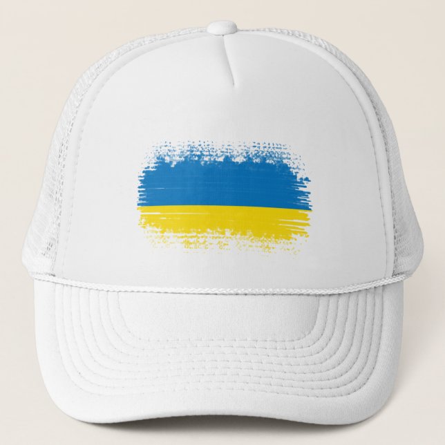Gorra De Camionero Bandera de Ucrania (Anverso)