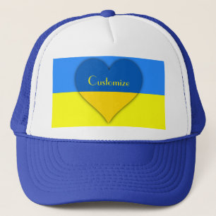 Gorra De Camionero Bandera de Ucrania azul Thunder_Cove
