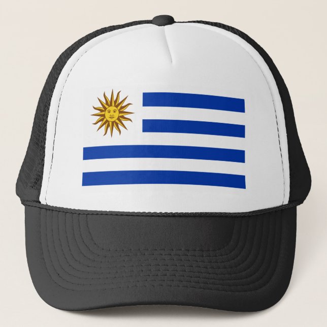 Gorra De Camionero Bandera de Uruguay (Anverso)