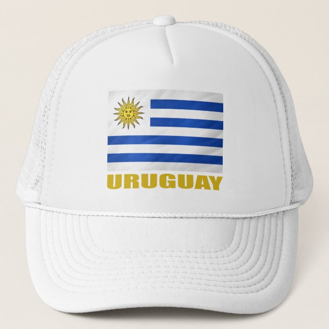 Gorra De Camionero Bandera de Uruguay (Anverso)