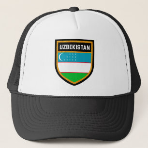 Gorra De Camionero Bandera de Uzbekistán