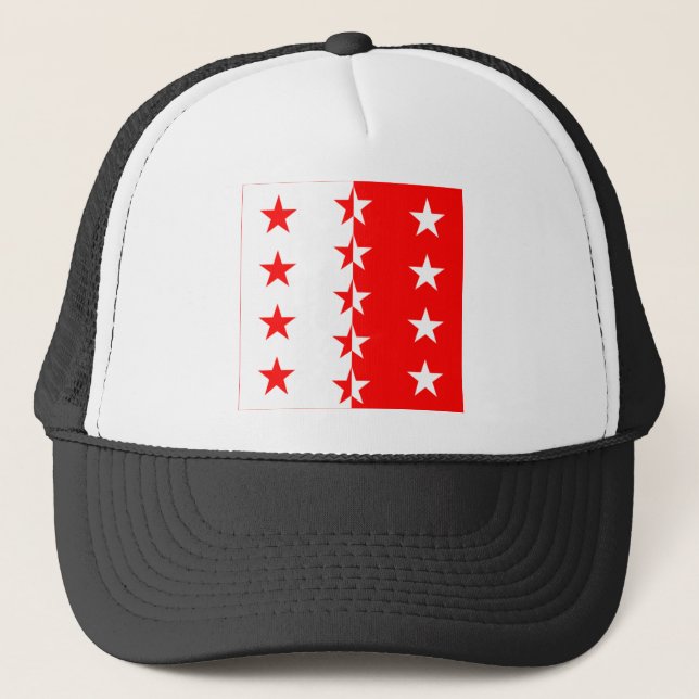 Gorra De Camionero Bandera de Valais (Anverso)