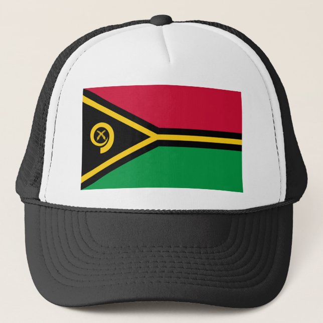 Gorra De Camionero Bandera de Vanuatu (Anverso)