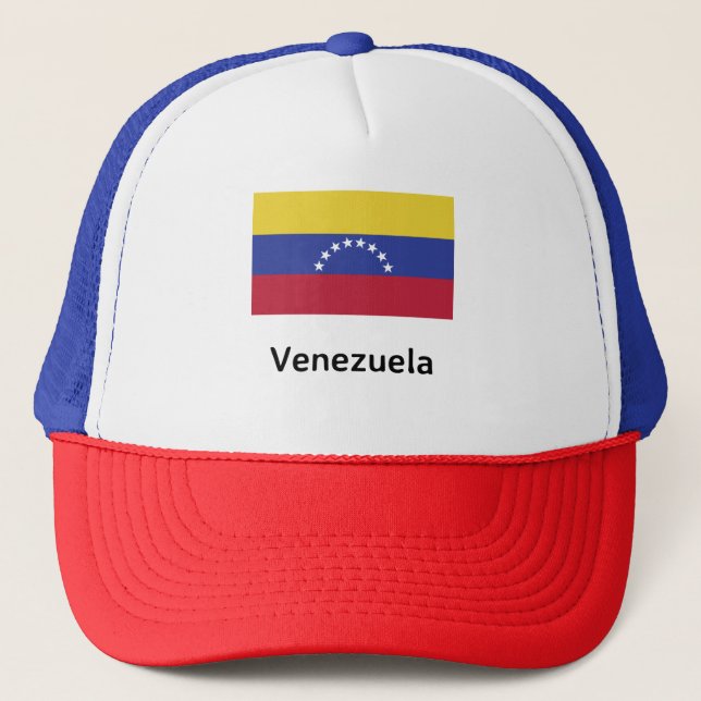 Gorra De Camionero Bandera de Venezuela (Anverso)