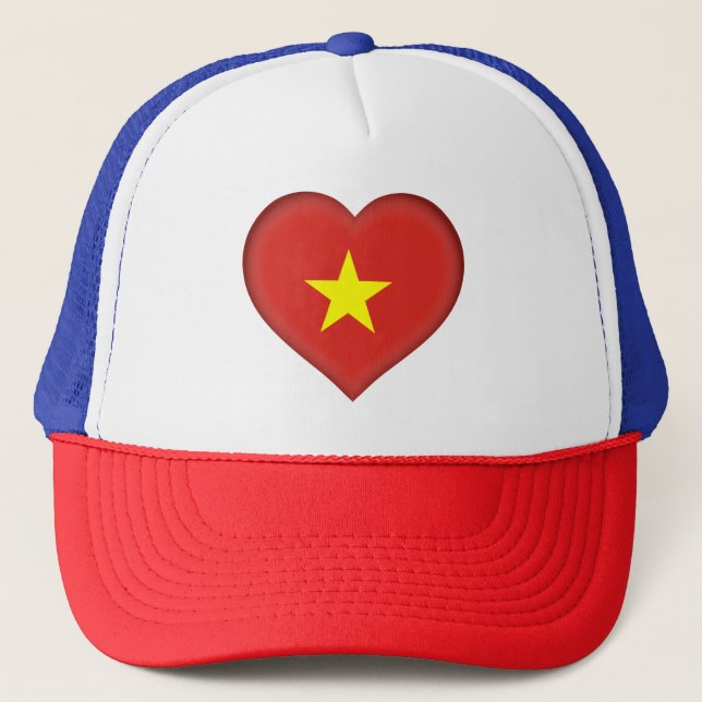 Gorra De Camionero Bandera de Vietnam (Anverso)