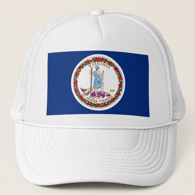 GORRA DE CAMIONERO BANDERA DE VIRGINIA (Anverso)