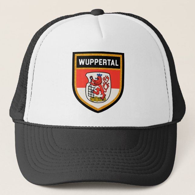 Gorra De Camionero Bandera de Wuppertal (Anverso)