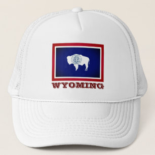 Gorra De Camionero Bandera de Wyoming
