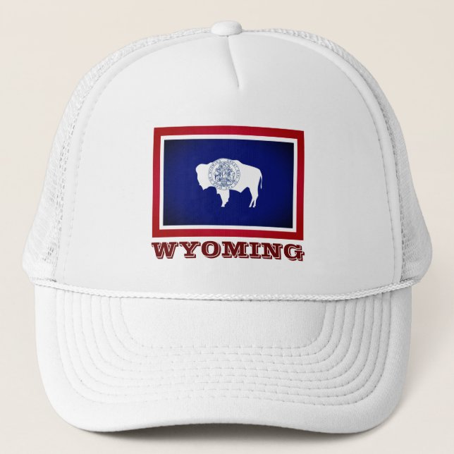 Gorra De Camionero Bandera de Wyoming (Anverso)