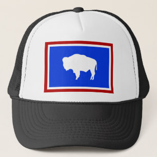 Gorra De Camionero Bandera de Wyoming