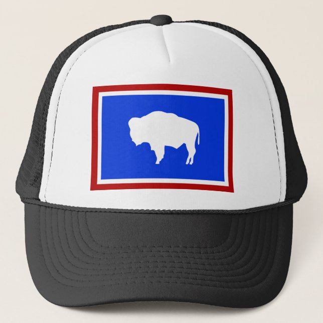 Gorra De Camionero Bandera de Wyoming (Anverso)