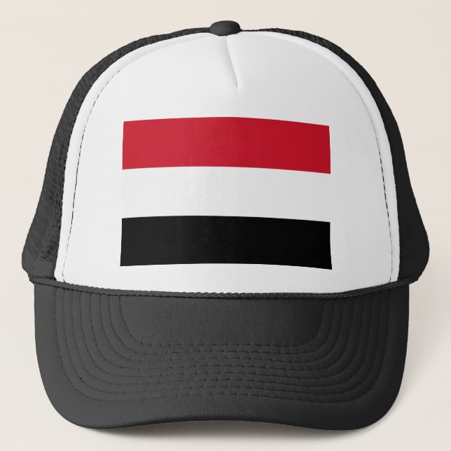 Gorra De Camionero Bandera de Yemen (Anverso)