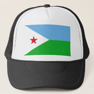 Gorra De Camionero Bandera de Yibuti