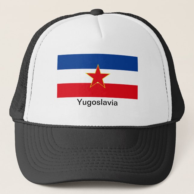 Gorra De Camionero Bandera de Yugoslavia (Anverso)