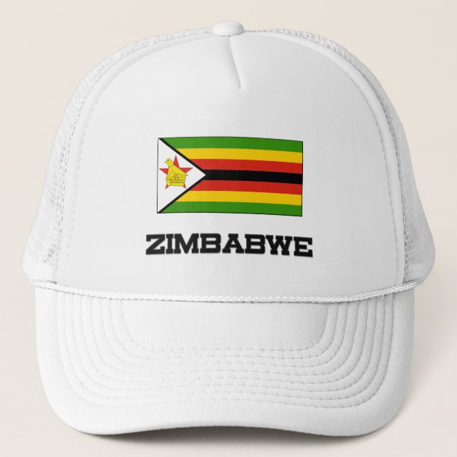 Gorra De Camionero Bandera de Zimbabwe (Anverso)